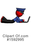 Red Design Mascot Clipart #1592995 by Leo Blanchette