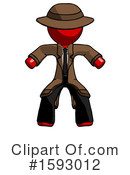 Red Design Mascot Clipart #1593012 by Leo Blanchette