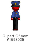 Red Design Mascot Clipart #1593025 by Leo Blanchette