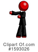 Red Design Mascot Clipart #1593026 by Leo Blanchette