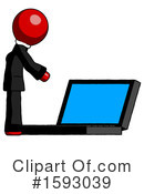 Red Design Mascot Clipart #1593039 by Leo Blanchette