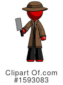 Red Design Mascot Clipart #1593083 by Leo Blanchette