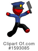 Red Design Mascot Clipart #1593085 by Leo Blanchette