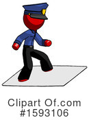 Red Design Mascot Clipart #1593106 by Leo Blanchette