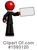 Red Design Mascot Clipart #1593120 by Leo Blanchette
