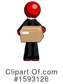 Red Design Mascot Clipart #1593126 by Leo Blanchette
