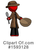 Red Design Mascot Clipart #1593128 by Leo Blanchette