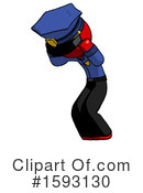 Red Design Mascot Clipart #1593130 by Leo Blanchette