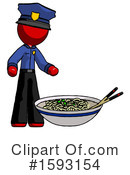 Red Design Mascot Clipart #1593154 by Leo Blanchette