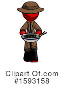 Red Design Mascot Clipart #1593158 by Leo Blanchette