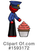 Red Design Mascot Clipart #1593172 by Leo Blanchette