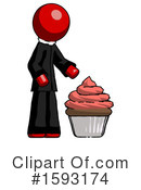 Red Design Mascot Clipart #1593174 by Leo Blanchette