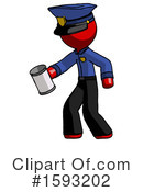 Red Design Mascot Clipart #1593202 by Leo Blanchette