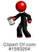 Red Design Mascot Clipart #1593204 by Leo Blanchette