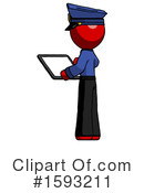 Red Design Mascot Clipart #1593211 by Leo Blanchette