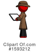 Red Design Mascot Clipart #1593212 by Leo Blanchette