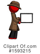 Red Design Mascot Clipart #1593215 by Leo Blanchette
