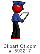 Red Design Mascot Clipart #1593217 by Leo Blanchette