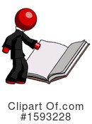 Red Design Mascot Clipart #1593228 by Leo Blanchette