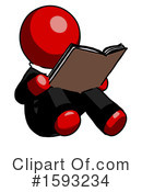 Red Design Mascot Clipart #1593234 by Leo Blanchette