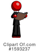 Red Design Mascot Clipart #1593237 by Leo Blanchette