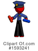 Red Design Mascot Clipart #1593241 by Leo Blanchette