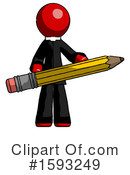 Red Design Mascot Clipart #1593249 by Leo Blanchette