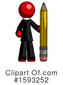 Red Design Mascot Clipart #1593252 by Leo Blanchette