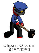 Red Design Mascot Clipart #1593259 by Leo Blanchette