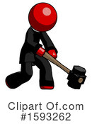 Red Design Mascot Clipart #1593262 by Leo Blanchette