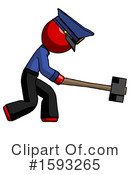 Red Design Mascot Clipart #1593265 by Leo Blanchette