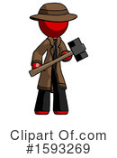 Red Design Mascot Clipart #1593269 by Leo Blanchette