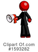 Red Design Mascot Clipart #1593282 by Leo Blanchette