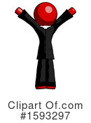 Red Design Mascot Clipart #1593297 by Leo Blanchette