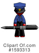 Red Design Mascot Clipart #1593313 by Leo Blanchette