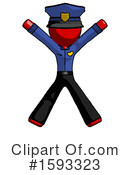 Red Design Mascot Clipart #1593323 by Leo Blanchette