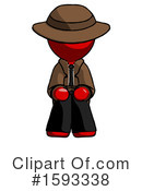 Red Design Mascot Clipart #1593338 by Leo Blanchette