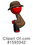Red Design Mascot Clipart #1593342 by Leo Blanchette