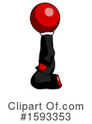 Red Design Mascot Clipart #1593353 by Leo Blanchette