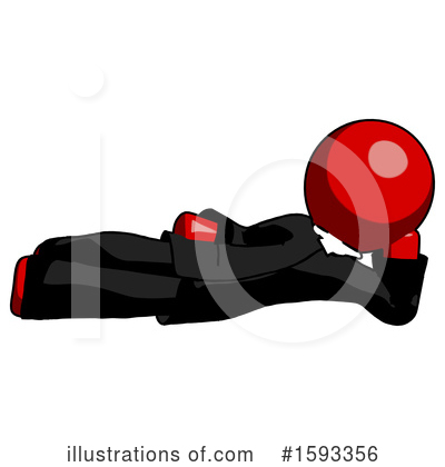 Royalty-Free (RF) Red Design Mascot Clipart Illustration by Leo Blanchette - Stock Sample #1593356