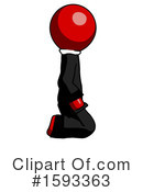 Red Design Mascot Clipart #1593363 by Leo Blanchette