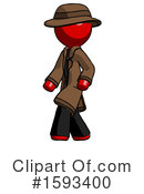 Red Design Mascot Clipart #1593400 by Leo Blanchette