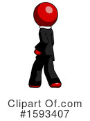 Red Design Mascot Clipart #1593407 by Leo Blanchette