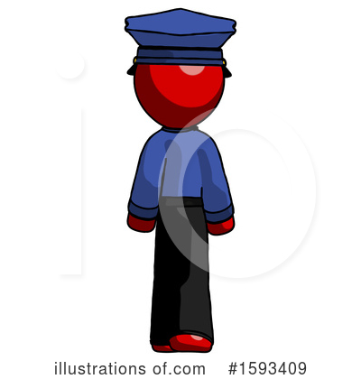 Royalty-Free (RF) Red Design Mascot Clipart Illustration by Leo Blanchette - Stock Sample #1593409