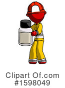 Red Design Mascot Clipart #1598049 by Leo Blanchette