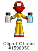 Red Design Mascot Clipart #1598050 by Leo Blanchette