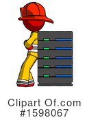 Red Design Mascot Clipart #1598067 by Leo Blanchette