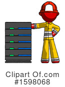 Red Design Mascot Clipart #1598068 by Leo Blanchette