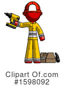 Red Design Mascot Clipart #1598092 by Leo Blanchette