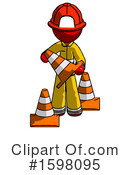 Red Design Mascot Clipart #1598095 by Leo Blanchette